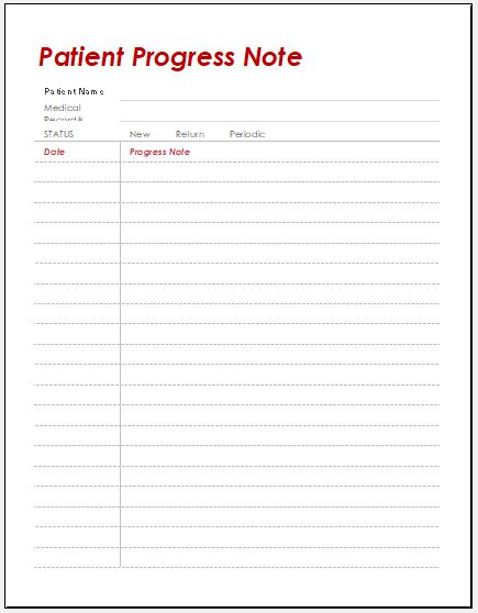 Patient Chart Forms