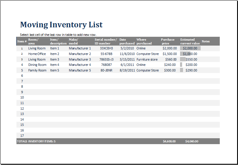 Moving Office Checklist Template from www.xltemplates.org