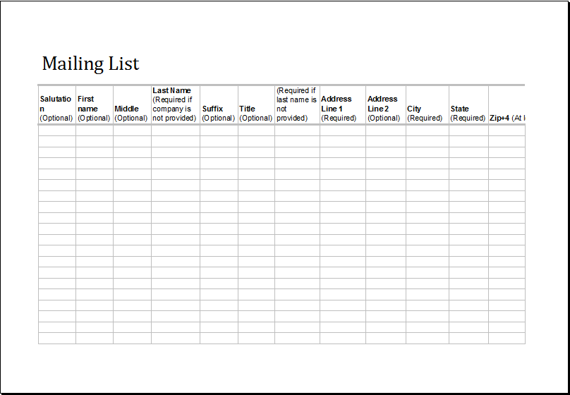 Excel Template List from www.xltemplates.org