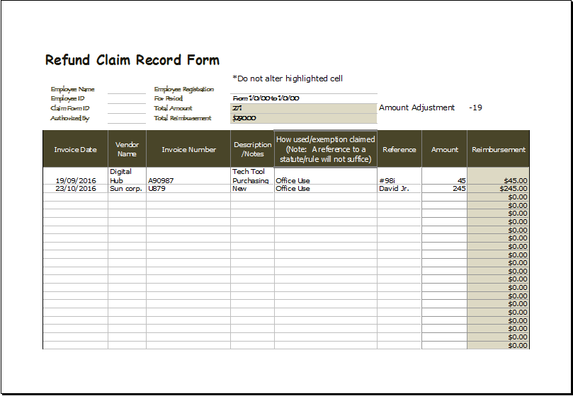 excel forms templates