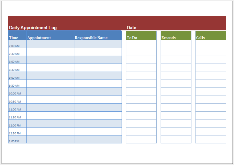 work assignment spreadsheet template